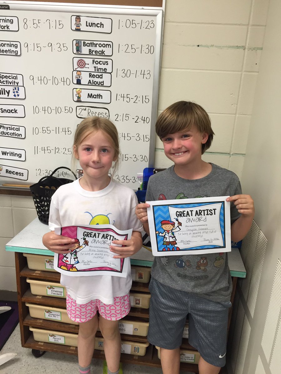MsColeWP's tweet photo. Our class award ceremony was this morning! I am so proud of every student's accomplishments this year. #wppandas https://t.co/9EbIorqwdH