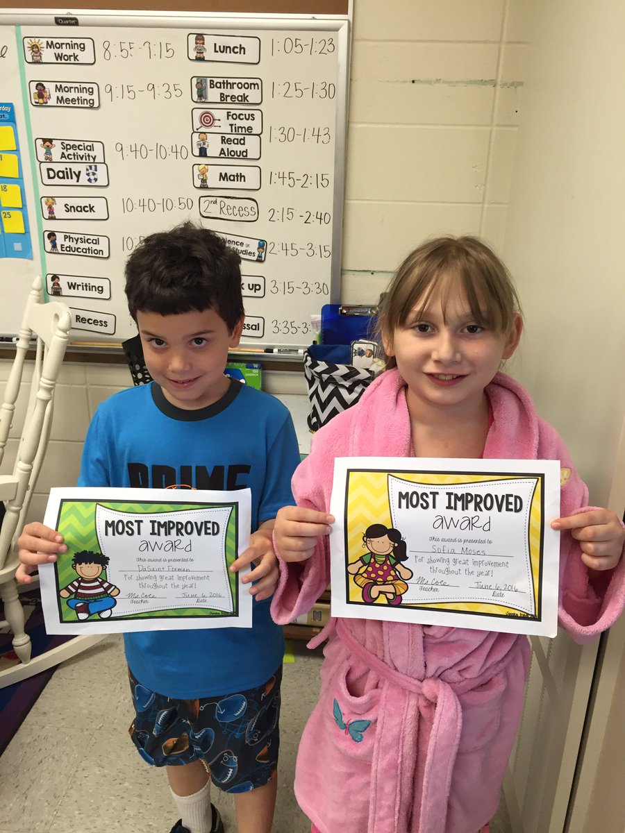 MsColeWP's tweet photo. Our class award ceremony was this morning! I am so proud of every student's accomplishments this year. #wppandas https://t.co/9EbIorqwdH