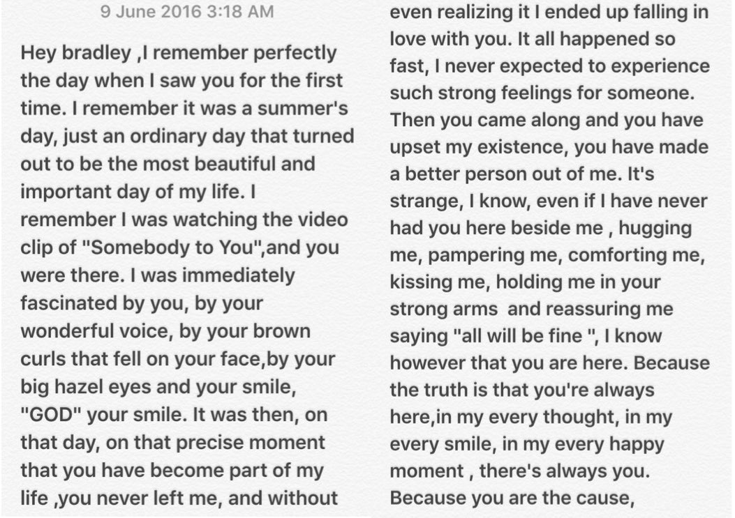 runawaywithbws's tweet photo. @TheVampsBrad I just need you for to be happy, that's all. Please read this. -Chiara https://t.co/2OrKCsPTfp