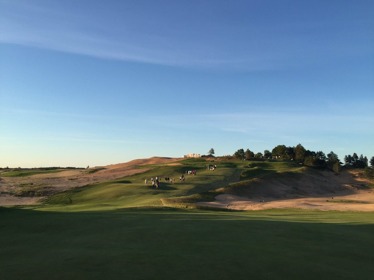 KristopherGasch's tweet image. Incredible tour of @Sand_Valley last night with @CurrentWR. What a gem for our community!