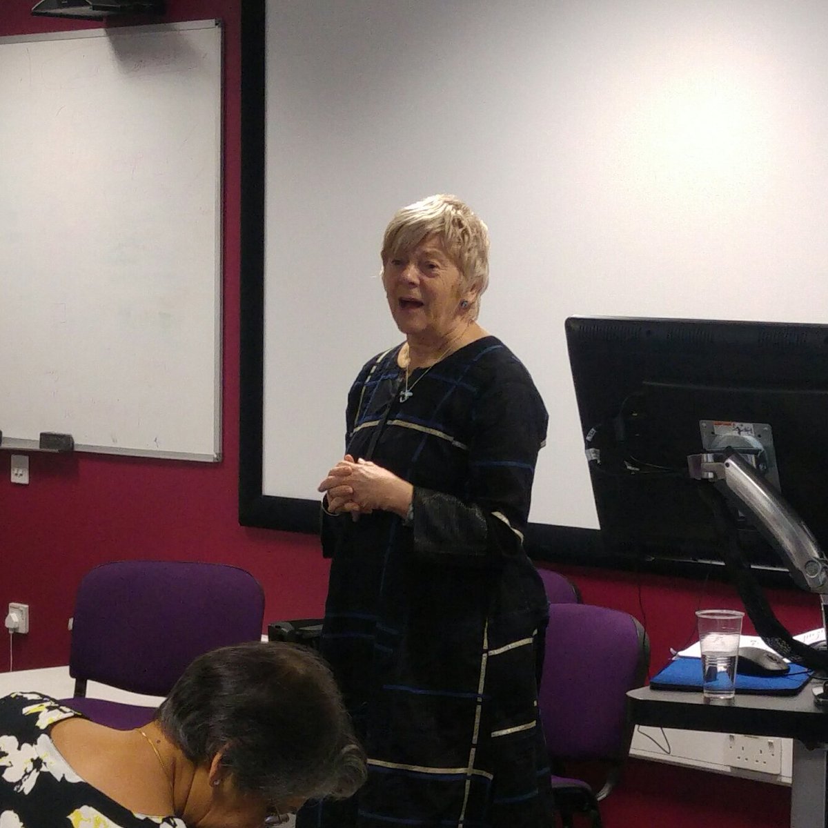 RLHMaternity's tweet photo. @LesleyPageRCM is proud to work in #NHS in her closing remarks #RLHSafeComp #MatExp @NHSBartsHealth https://t.co/lPLEQo1xfB