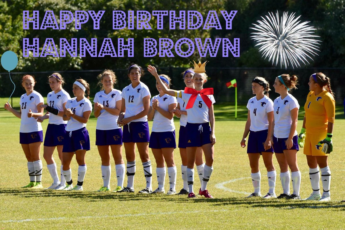 StKatesSoccer's tweet photo. Happy birthday to recently graduated senior Hannah Brown. #NiceBow #Brownie https://t.co/h8yV4aRPTo
