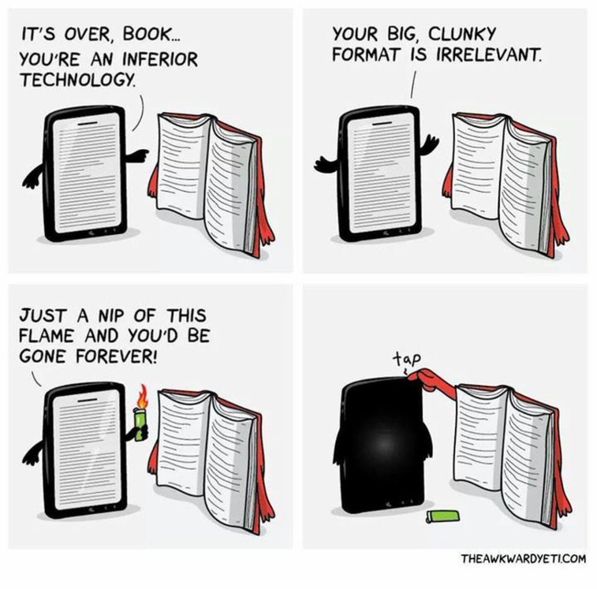 SWStudioG02's tweet photo. What do you think about this? Physical books or online book reading? https://t.co/igKTNnIgb2