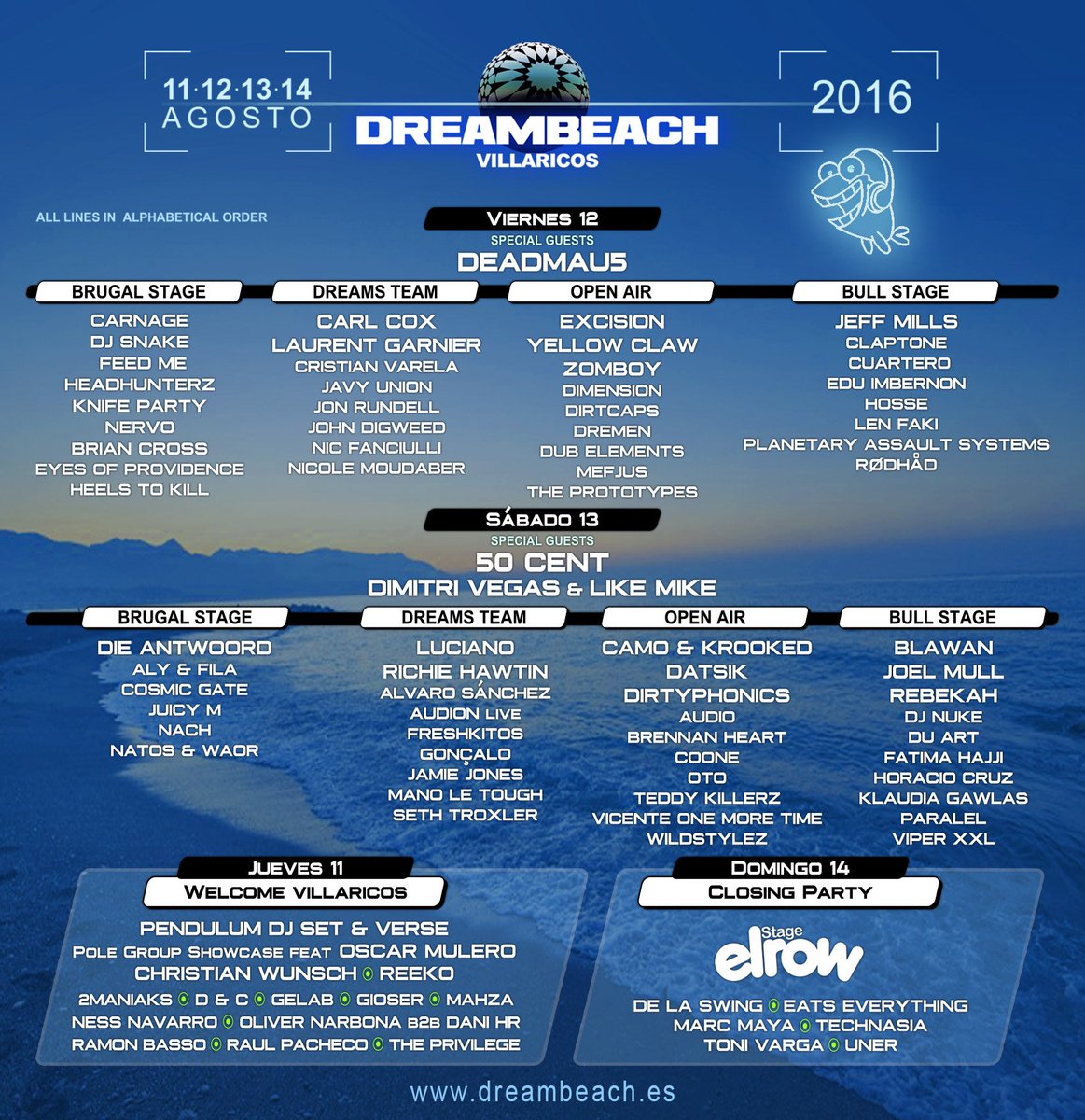 #Sorteo abono #Dreambeach: ¿Quieres venir por la cara? 
Follow + Rt.
#GoVillaricos