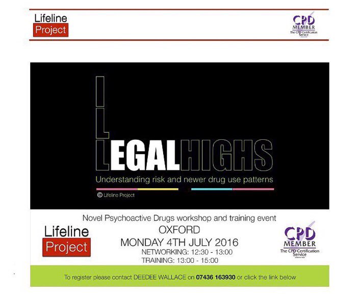 #illegalhighs training event in #Oxford July 4th - limited places contact <a href="/MYOX4/">MY OX4</a> book early &amp; avoid disappointment!