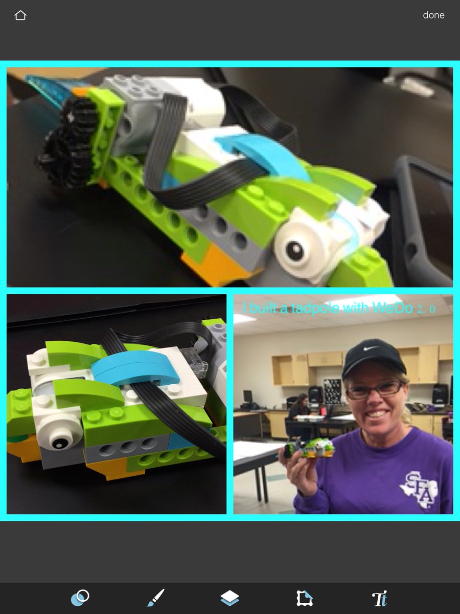 kreyhonslong's tweet photo. #icafelc Digging Deeper in LEGO WeDo2 https://t.co/dCT7P83Zox