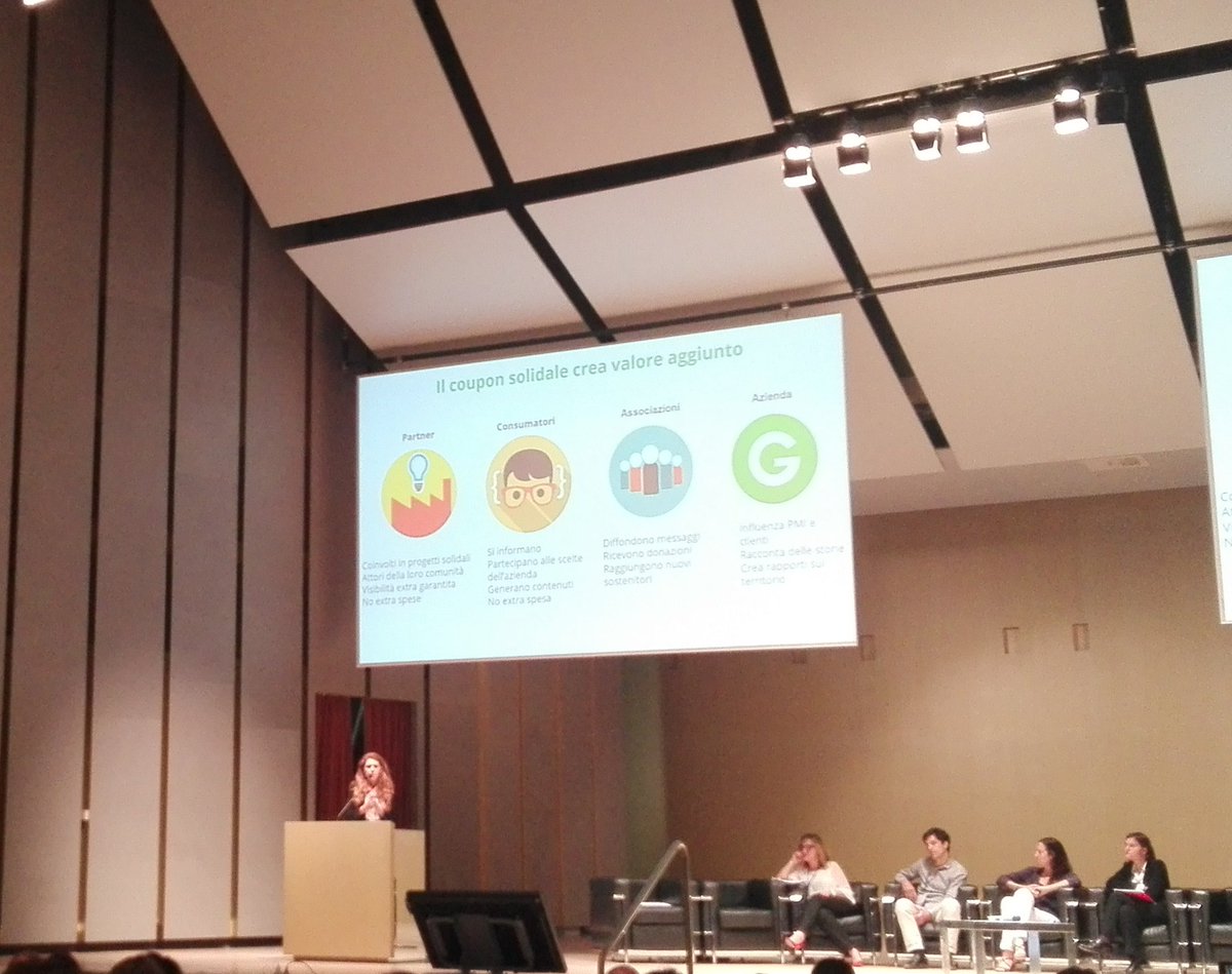 Leader nel couponing e anche solidale grazie alla passione di <a href="/fede2078/">Federica Moscheni</a>: <a href="/Groupon/">Groupon</a> #reif2016 <a href="/Atlantis_NSC/">Atlantis Company</a>