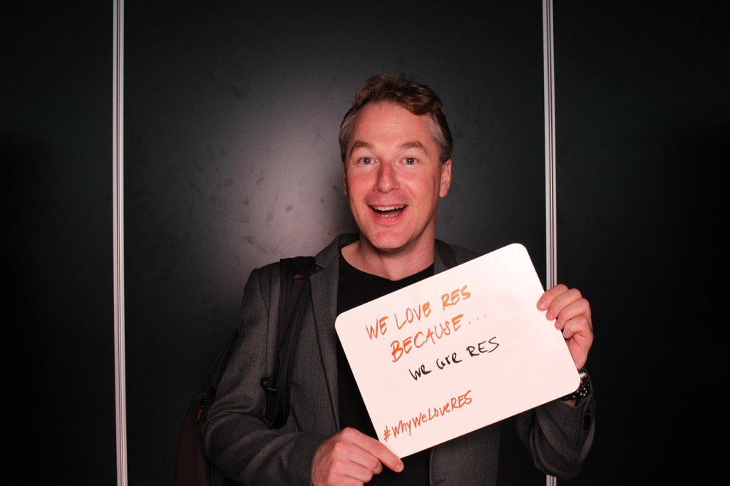 RESsoftware's tweet photo. Founder and CTO @bobtopus had some fun at the #RESVIP photo booth today! #RESFocus https://t.co/BDweFgbvmd