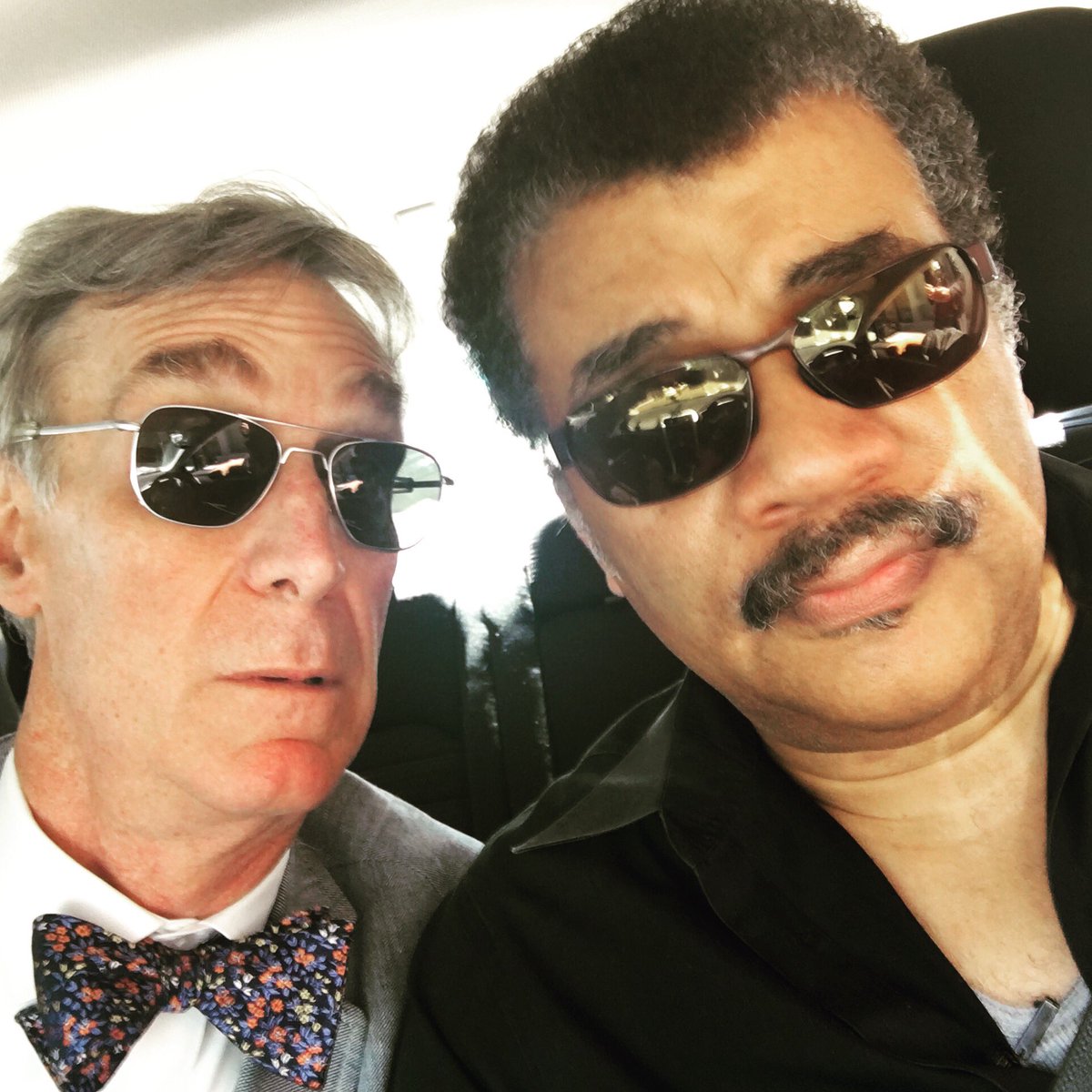 BillNye's tweet image. Don't ever let them tell you science isn't cool. @neiltyson