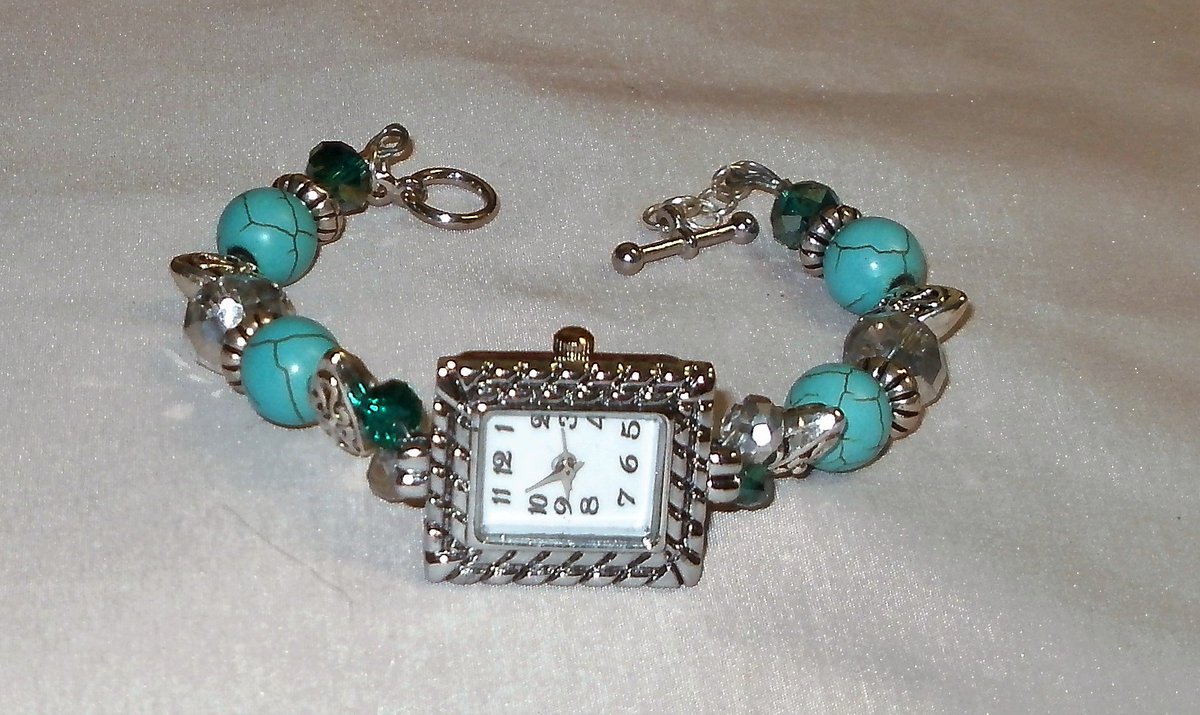 JewelryDesignDe's tweet photo. https://t.co/L14VO3ixMA #Turquoise #watch #Swarovski #jewelry #Tibetan #Beads #crystal #fashion https://t.co/eqDYBhOFNb