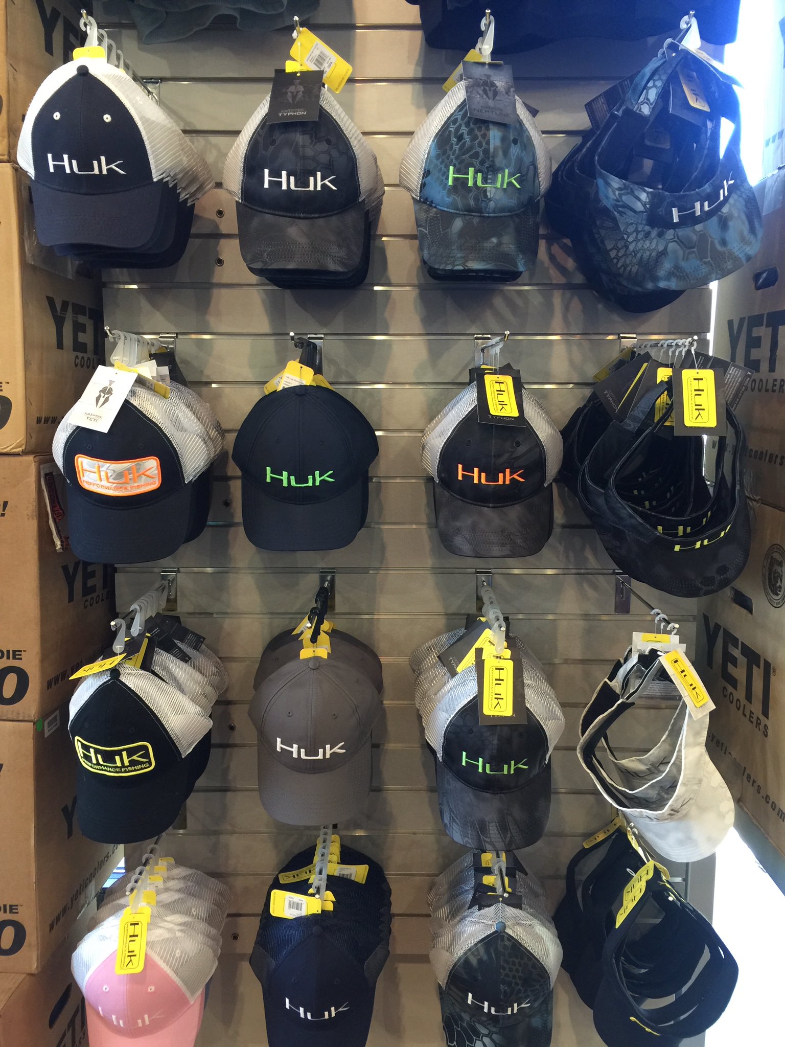 huk ball caps