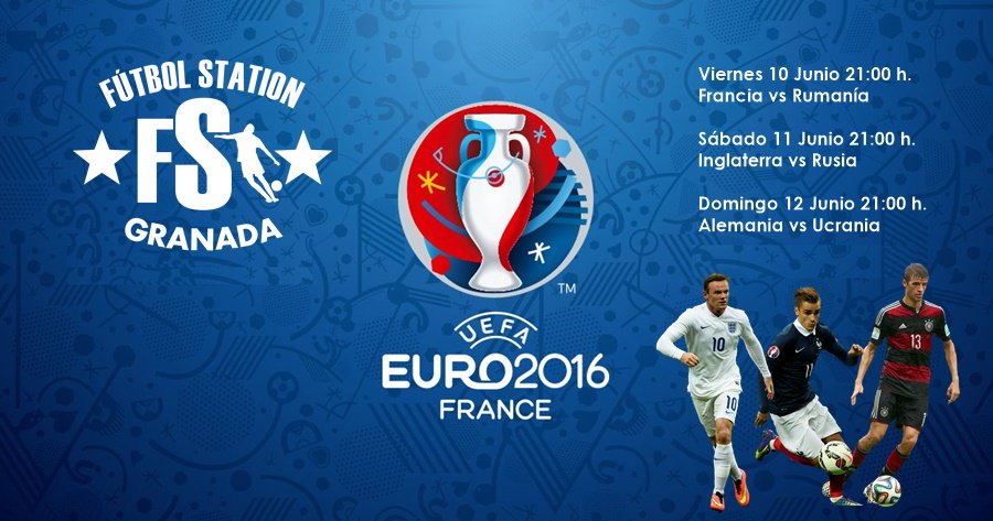 FutbolStation's tweet photo. Comienza la #Euro2016 en @FutbolStation #Granada
https://t.co/a9TtZ2yd5c https://t.co/giNMvxWrNl