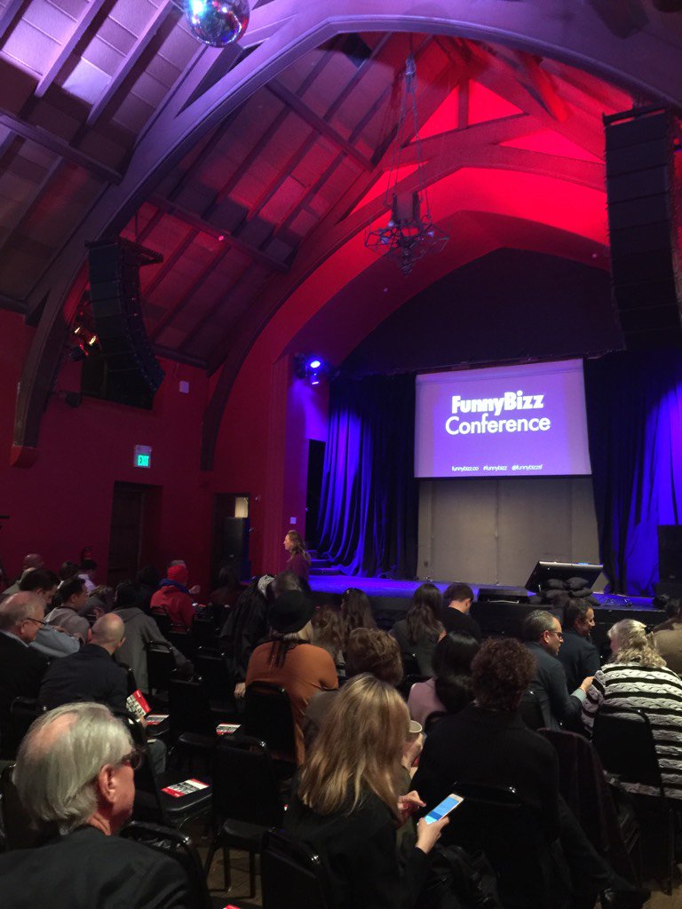 ReneCC's tweet photo. Getting ready for @funnybizzsf with @didimudita @FiaFebriani @entang @nirashadarusman @meisyoe 😎 #funnybizz https://t.co/ew4Y03BSYb