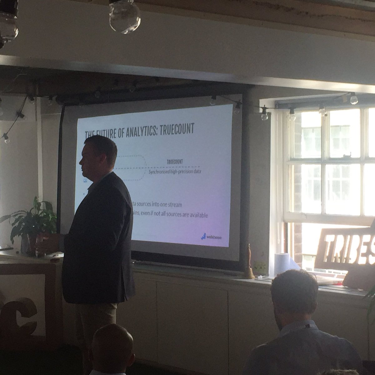 EdArmishaw's tweet photo. @bjornsjolund explaining how @walkbase will help retail tie up TRUE omnichannel experiences! #WalkbaseSummit https://t.co/f84ZMrltHY