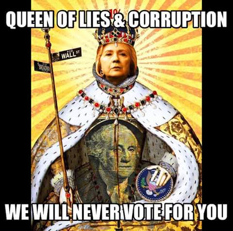 K4PT1NK's tweet photo. I do not support her, nor any Republican.  #bernieorbust #feelthebern #endthecorruption https://t.co/s5uZZWsTmq