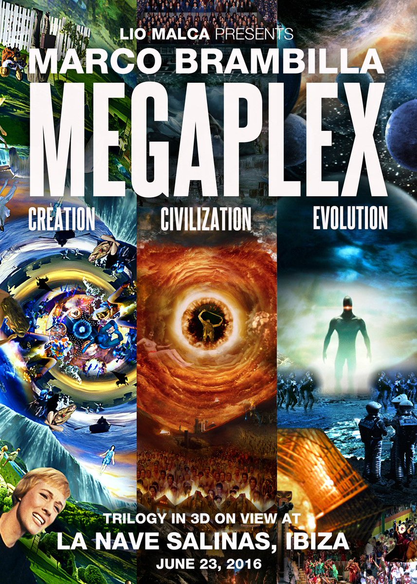 Art collector #LioMalca presents video artist #MarcoBrambilla 3D exhibition in #Ibiza June 23