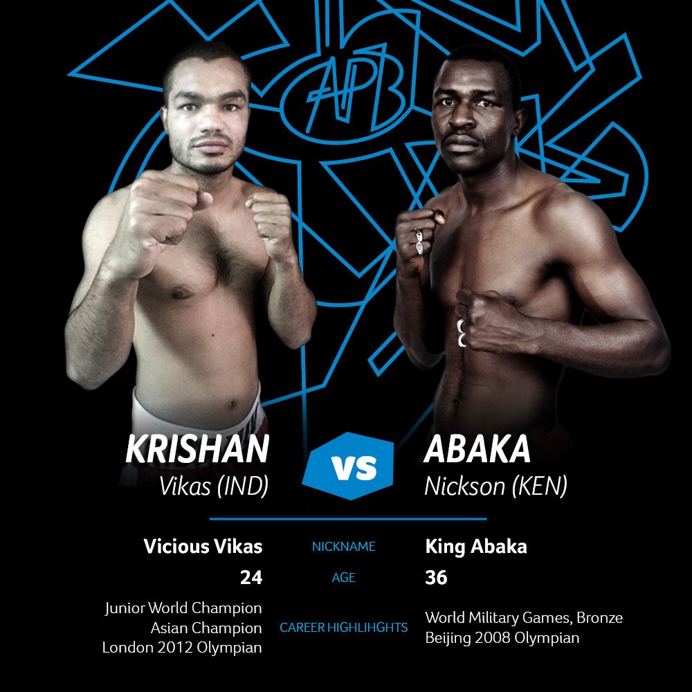 APB_Boxing's tweet image. #APB 75 KG Bout
#Krishan vs #ABAKA
📌 The Great India Place, New Delhi
📅 11th June
Are you ready??