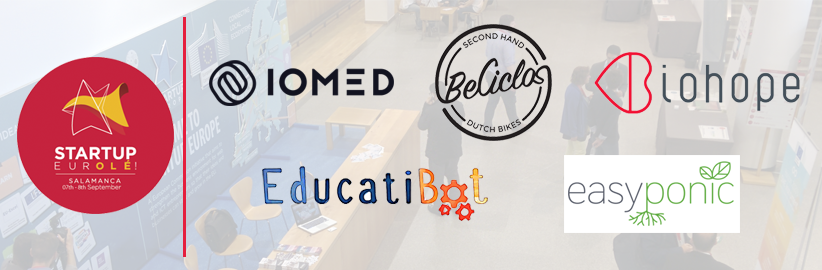 BISITEAC's tweet photo. Nuevas Startups confirmadas en #StartupOle16...Bienvenidas! @educatibot @BeCiclos @BiohopeS @iomed_ehr @easyponic https://t.co/BmwLUBujpS