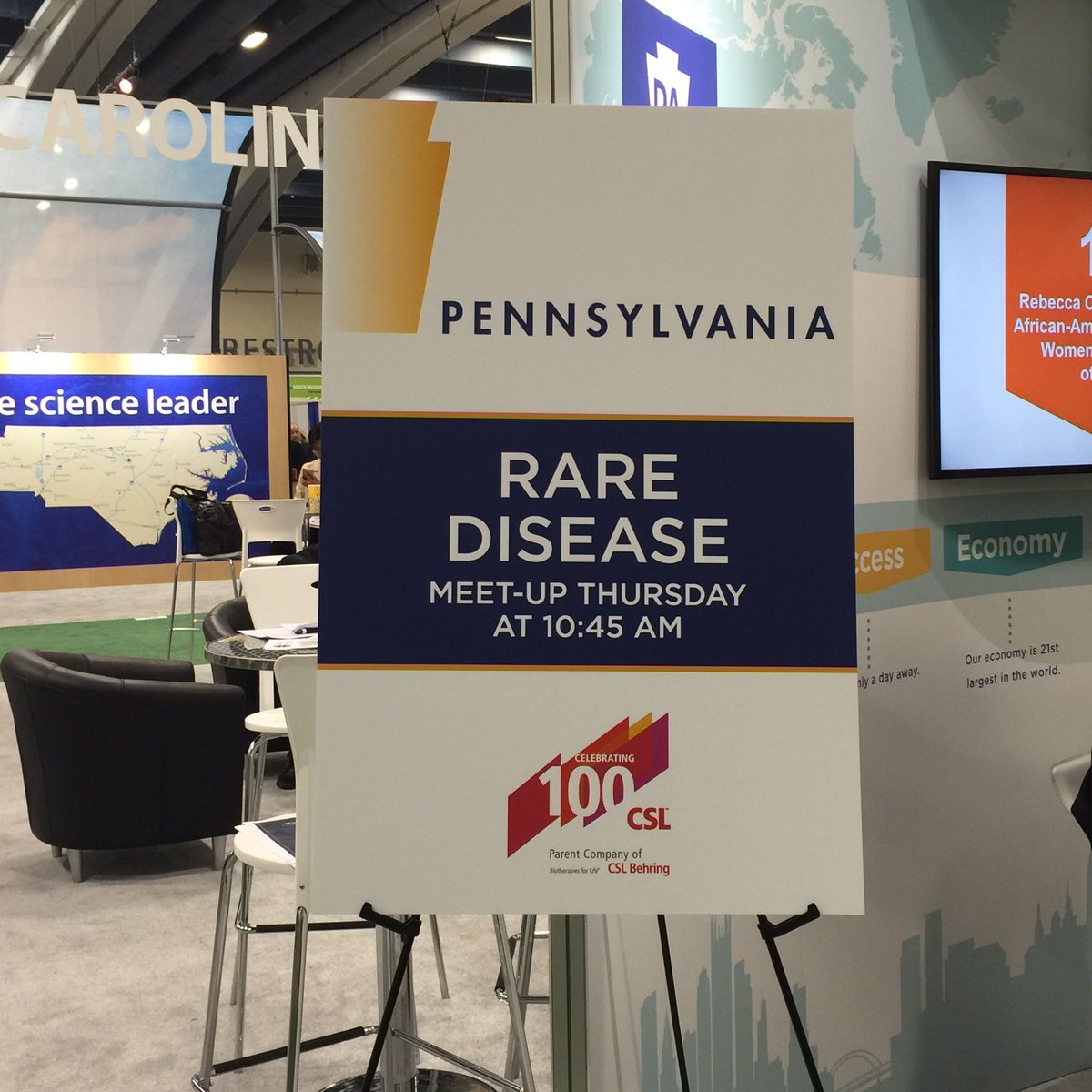 PADCEDnews's tweet image. MT @pennsylvaniabio: Rare disease meet up at 10:45 in the #PAPavilion #1705 South! #BIO2016