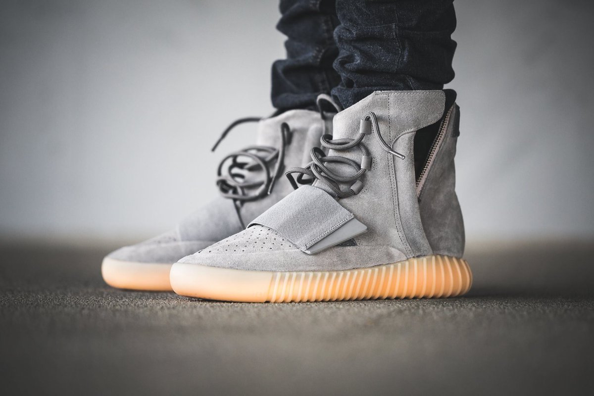 sneakermyth's tweet photo. Adidas Yeezy 750 Boost Grey / Gum LIST OF RAFFLES UPDATED WITH MANY MORE! >> https://t.co/1ILMYDr9Hk https://t.co/00ZpJuTN3t