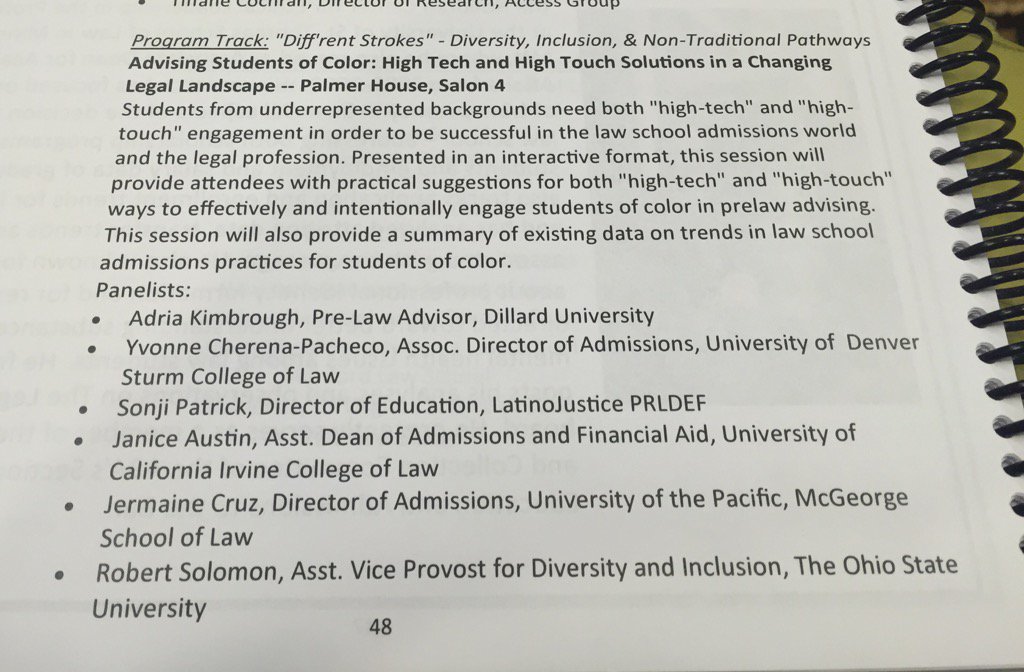 AttyAdria's tweet photo. Thanks @PLANC2016 for believing that diversity in law is important enough to address in its quadrennial conference. https://t.co/8oUtaGvR9Y