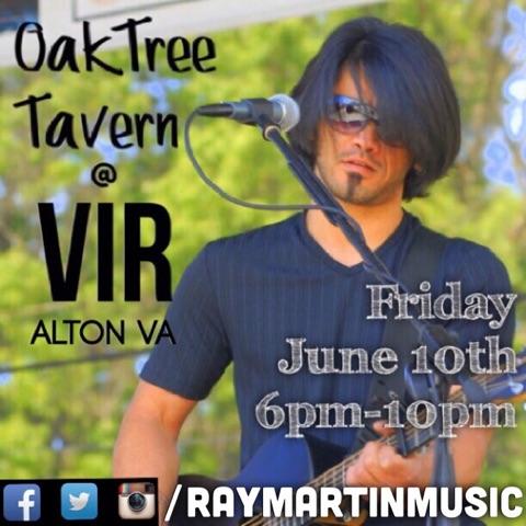 VIRNow's tweet photo. #RayMartin will be on the back deck at #OakTreeTavern this Friday night. Bring your friends and enjoy the evening! https://t.co/WC8cqRR35V