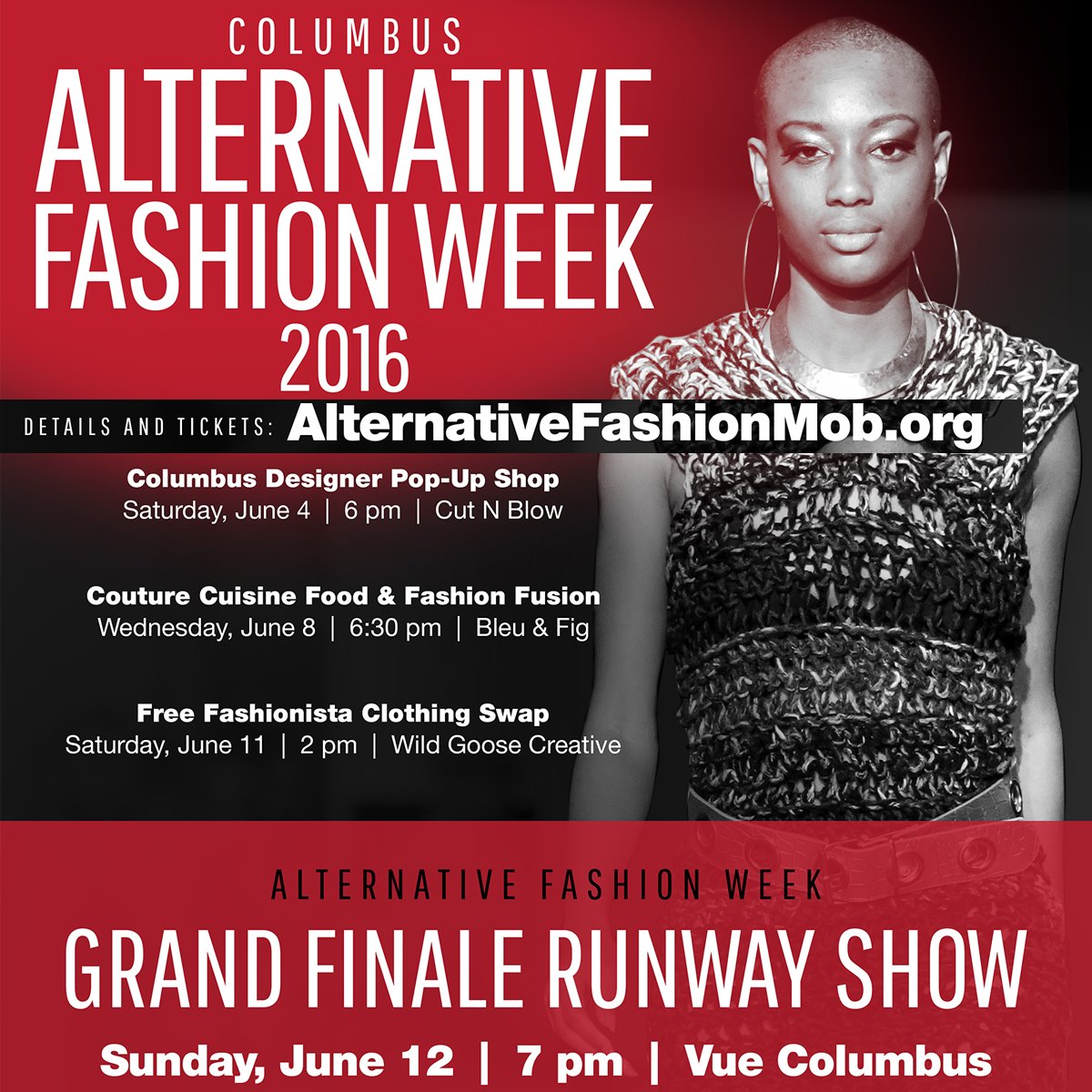 Have your tickets for the Finale Runway Show yet? Don't get shut out! Get yours now: universe.com/altfashion