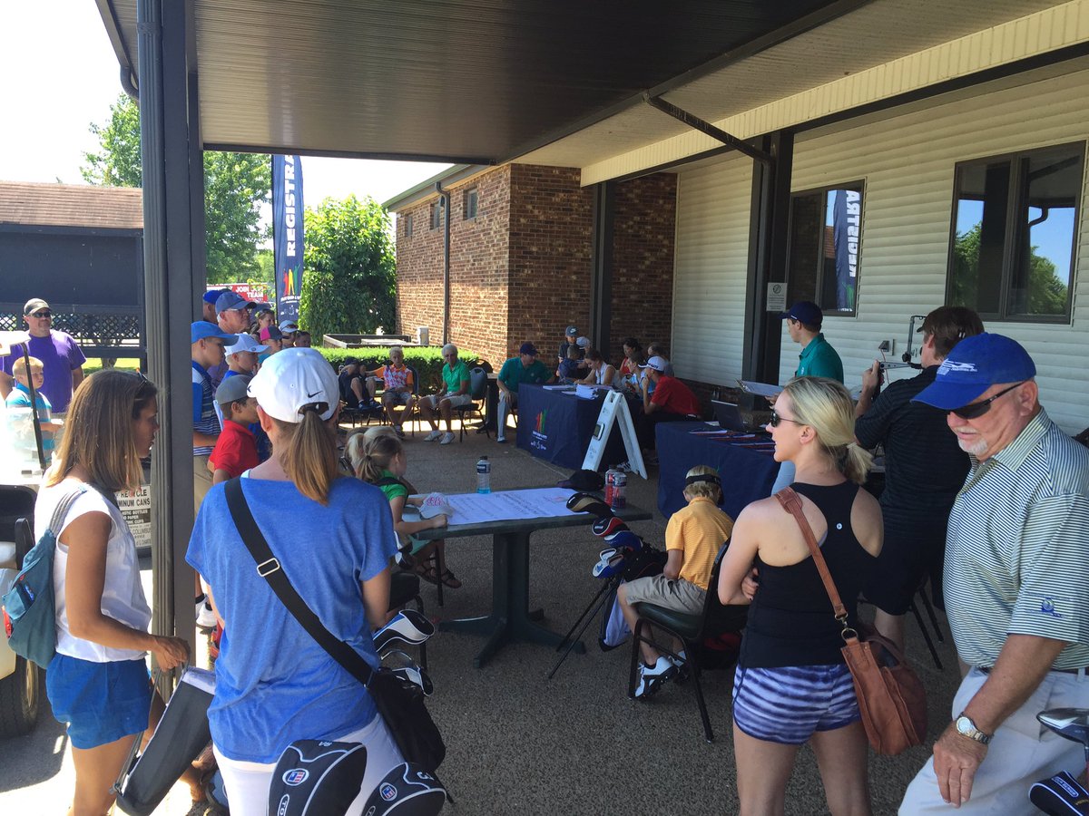 Time to hand out some ribbons <a href="/DriveChipPutt/">Drive, Chip & Putt</a> today at Smyrna Golf Course.