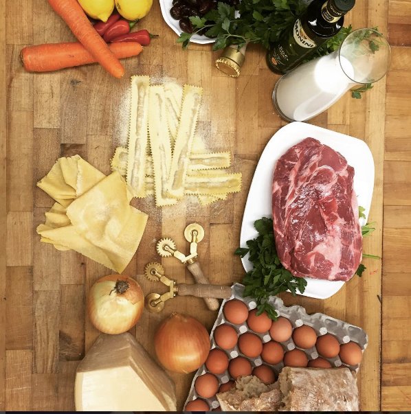 It was an honor to demonstrate and cook Nico's stuffed pappardelle for the @drivemaven launch squad. #bethere