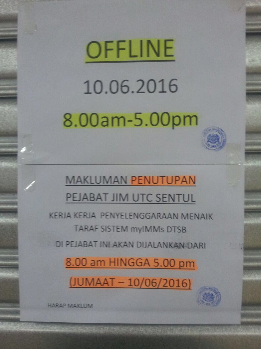 imi_utcsentul's tweet photo. Kesulitan amat dikesali. #info #imigresen #utcsentul #pasport https://t.co/tezhfof0Es