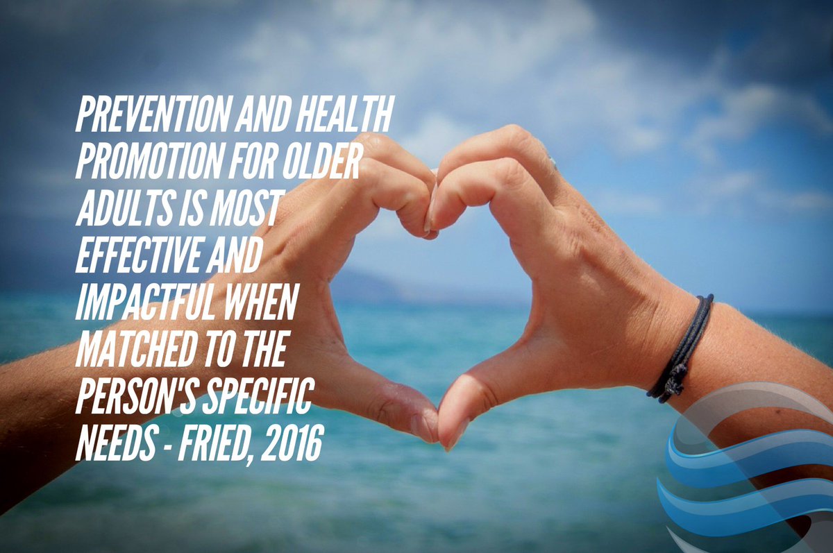 C_PrevettPhD's tweet photo. Prevention and health promotion for older adults is most effective when catered to their needs -Fried,2016 #staveoff https://t.co/1qaVNvz3tb