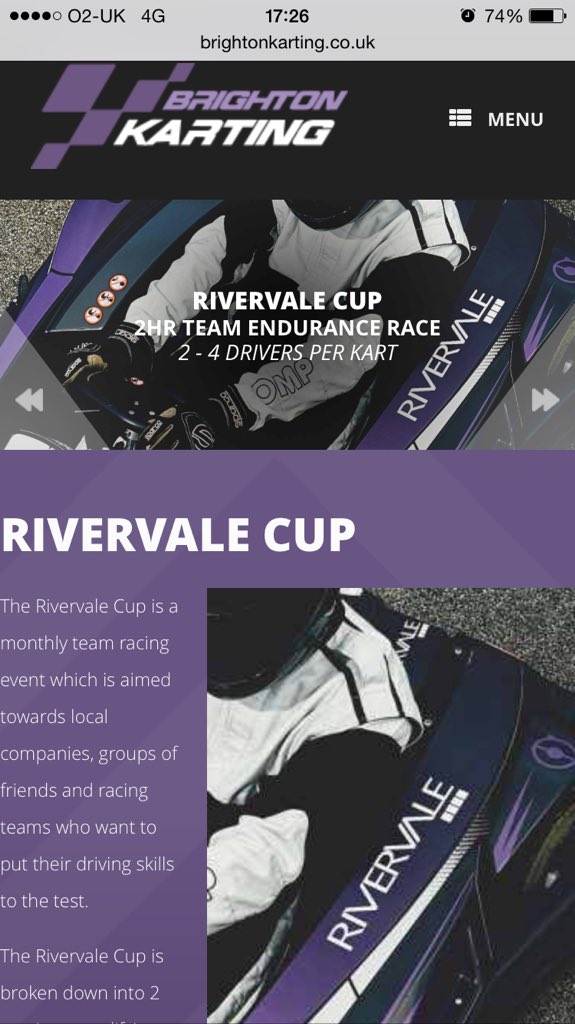 The current leader board for the Rivervale Cup is now available on our new site brightonkarting.co.uk