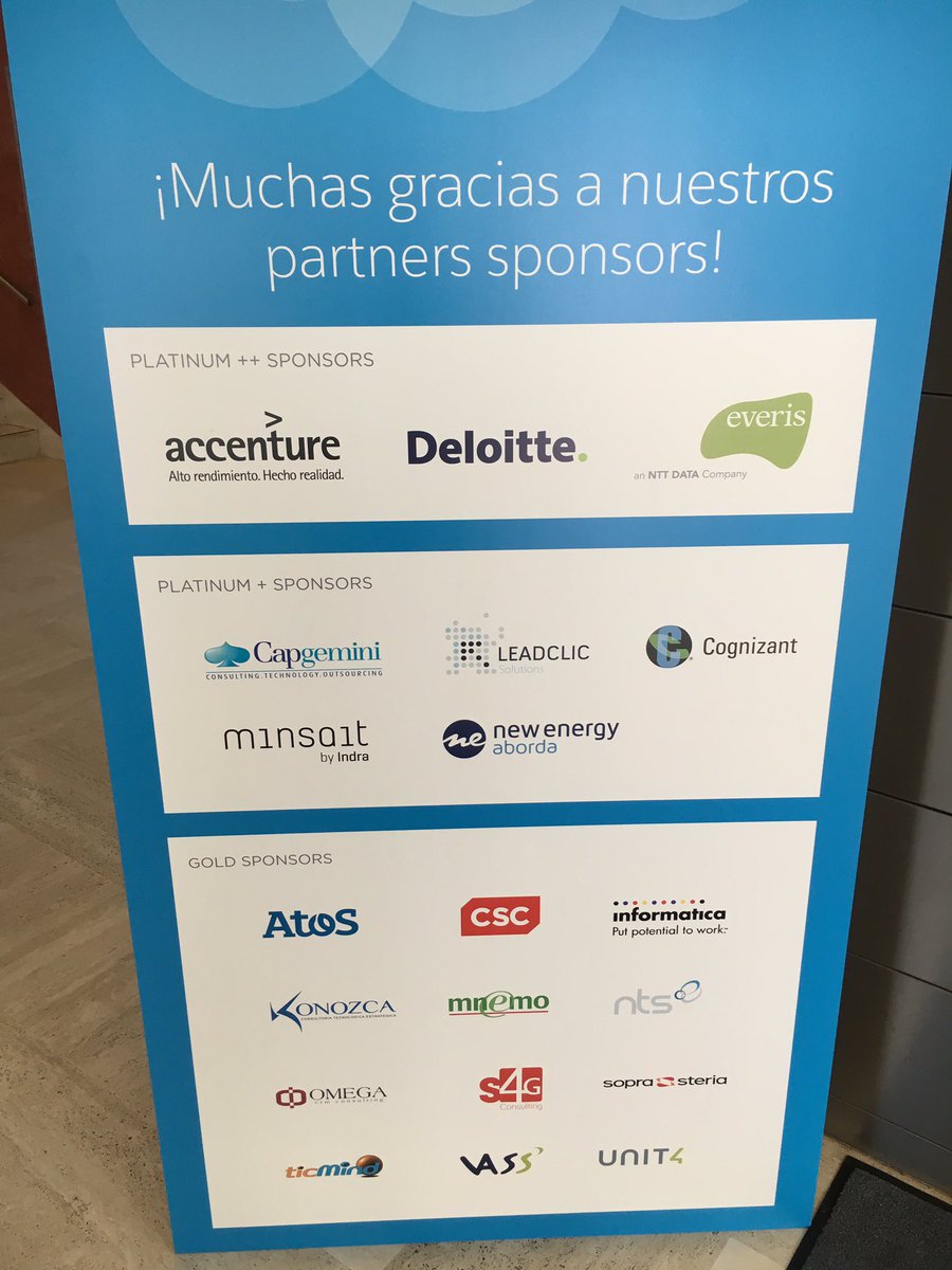 arseotero's tweet image. What a great day #salesforceBCN !! (1/2)