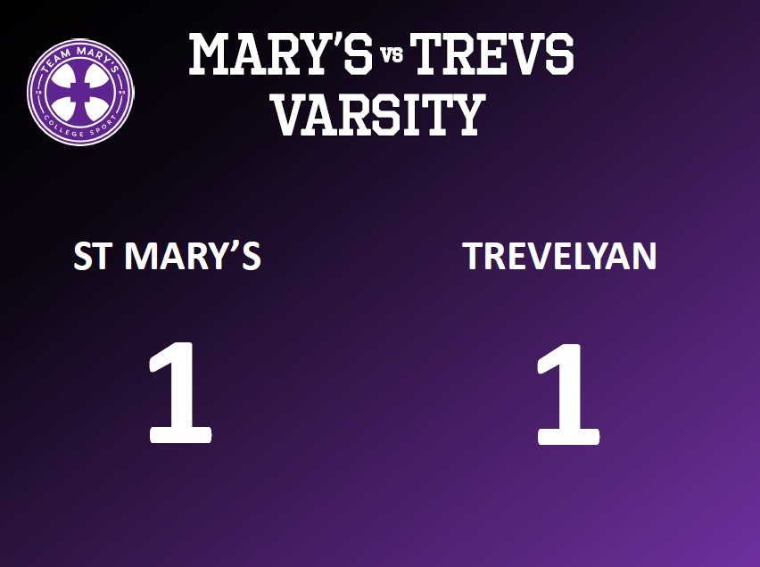 Team_Marys's tweet photo. As it stands after one event, even stevens! https://t.co/FQD5SsrwDi