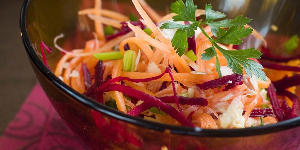 StandardProcess's tweet photo. RECIPE: Herbed Carrot and Beet Salad >> https://t.co/TBDDpc2WBu #SPcleanse https://t.co/c3TsssFQPd