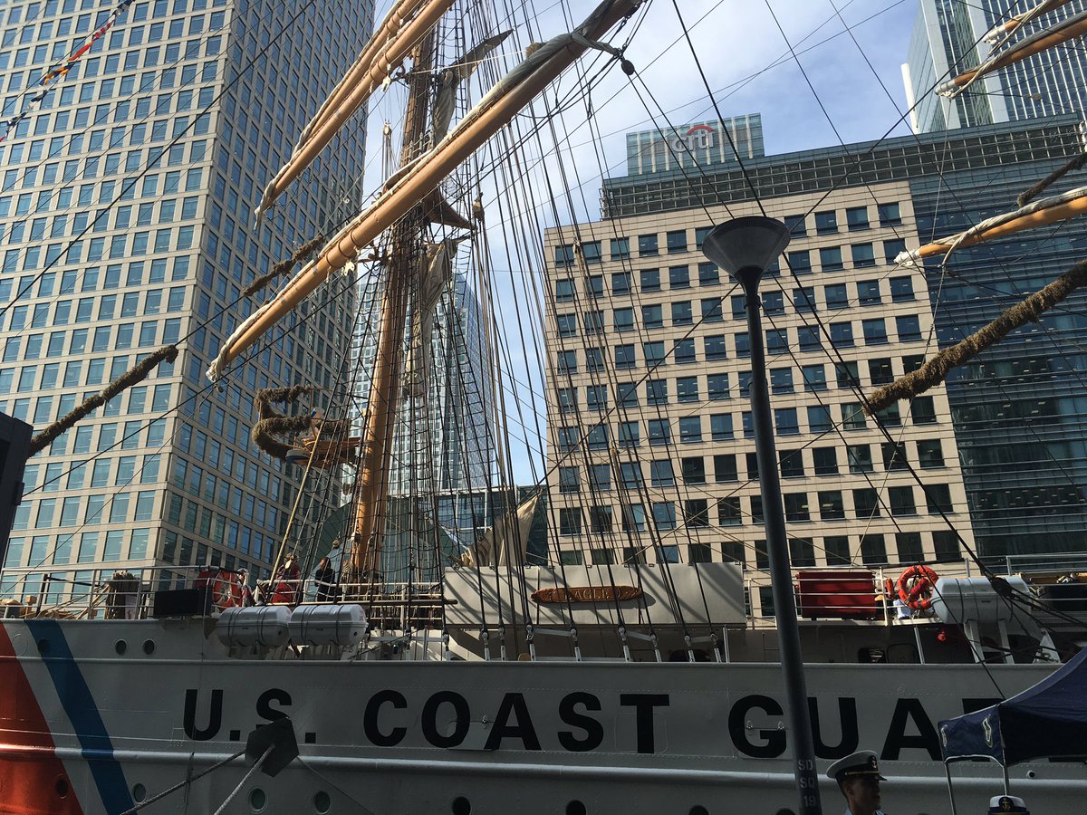 Looks like Canary Wharf is now part of the US Coast