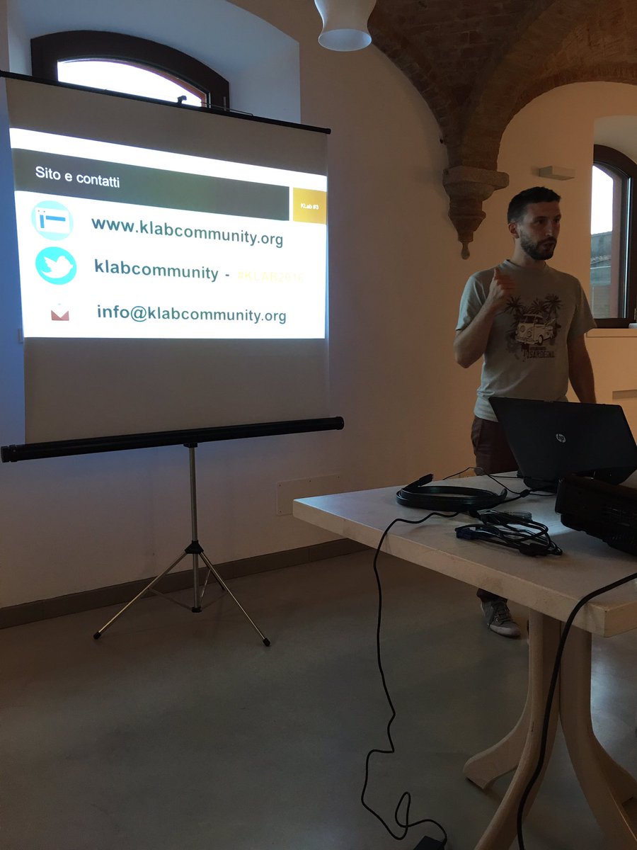 klabcommunity's tweet photo. Pronti per il #klab2016 #3? Si parte.. https://t.co/1PG3oQQThO