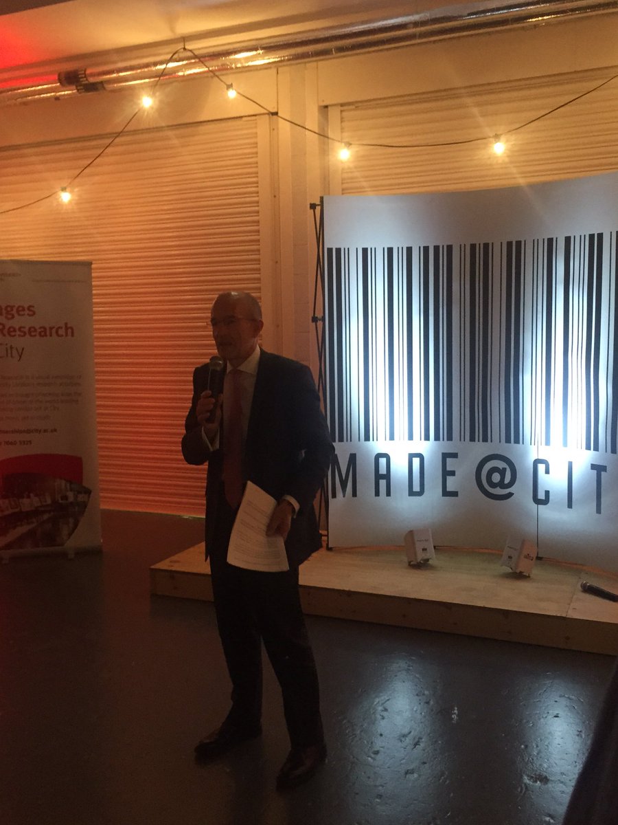 It's <a href="/MadeAtCity/">Made at City</a> time again!!! Our VC Sir Paul opening proceedings. Good luck to all of our fab makers!