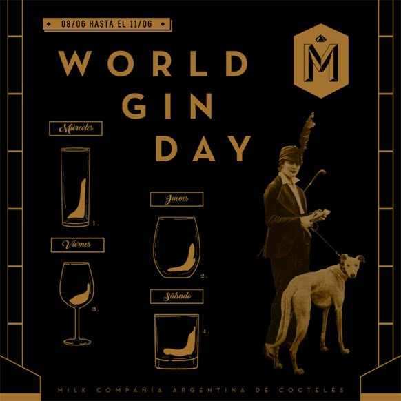 Hasta el 11 de junio en Córdoba celebrando el #DiaInternacionalDelGin junto a <a href="/saimonpol/">Simon Tello</a> en Milk. #WorldGinDay