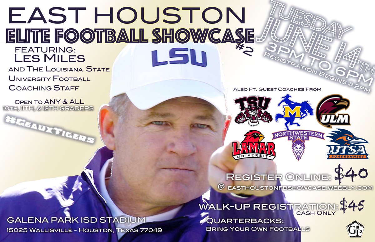 E_HouFBShowcase's tweet photo. 10+ School Staffs 
3 Football Fields of Reps, Comp, and Evaluation...
https://t.co/TisHrHkUlu
#WhoWantsThisWork https://t.co/J3dIAF5C4z