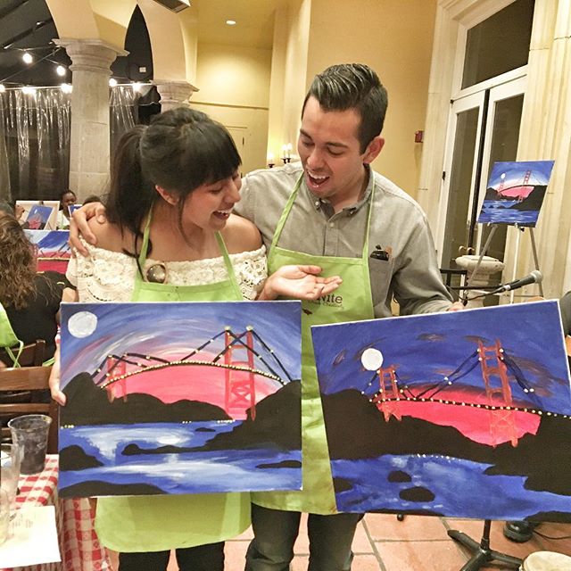 PaintNiteAlbany's tweet photo. The big reveal! #paintnite #datenight #paintniteinparadise #miami #contest >> https://t.co/7Bjn4b7fb7 https://t.co/GBgZ8EF1Jl