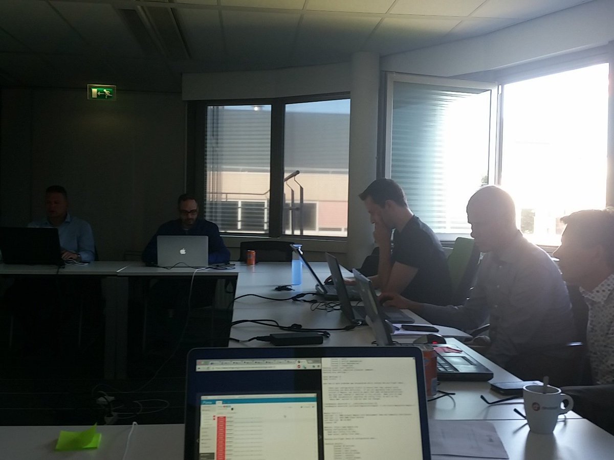 DevMonOps's tweet photo. Nice workshop on #icinga2core & #nagioscore and their diffs #icinga2core wins @DevoteamNL #handson #monitoringlove https://t.co/rI52CjF3WU
