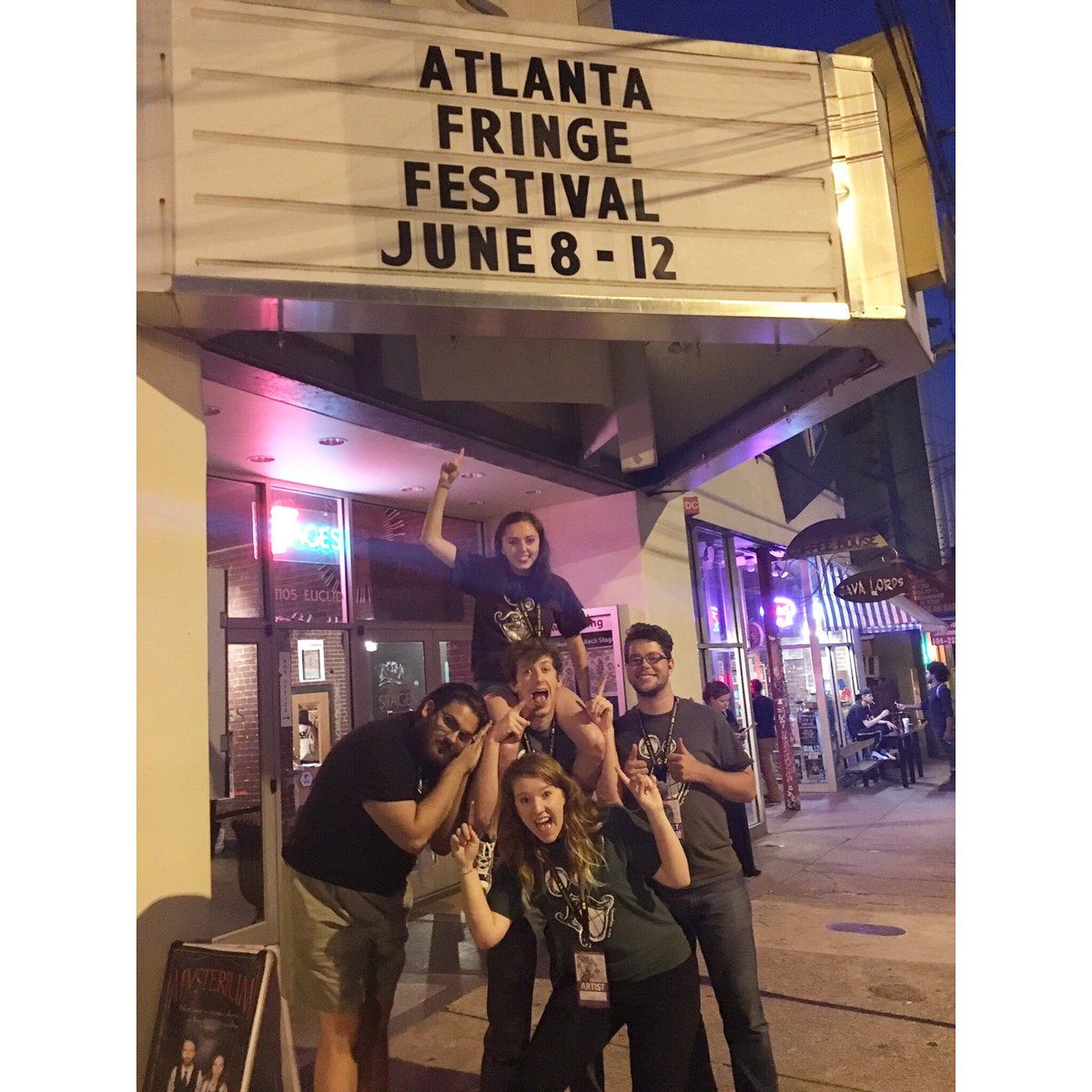 KISSmustache's tweet photo. Our first show is TONIGHT! 9:30pm at the International Montessori School on Euclid Avenue in L5P! #ATLFringe2016 https://t.co/6GwhhdRNIE