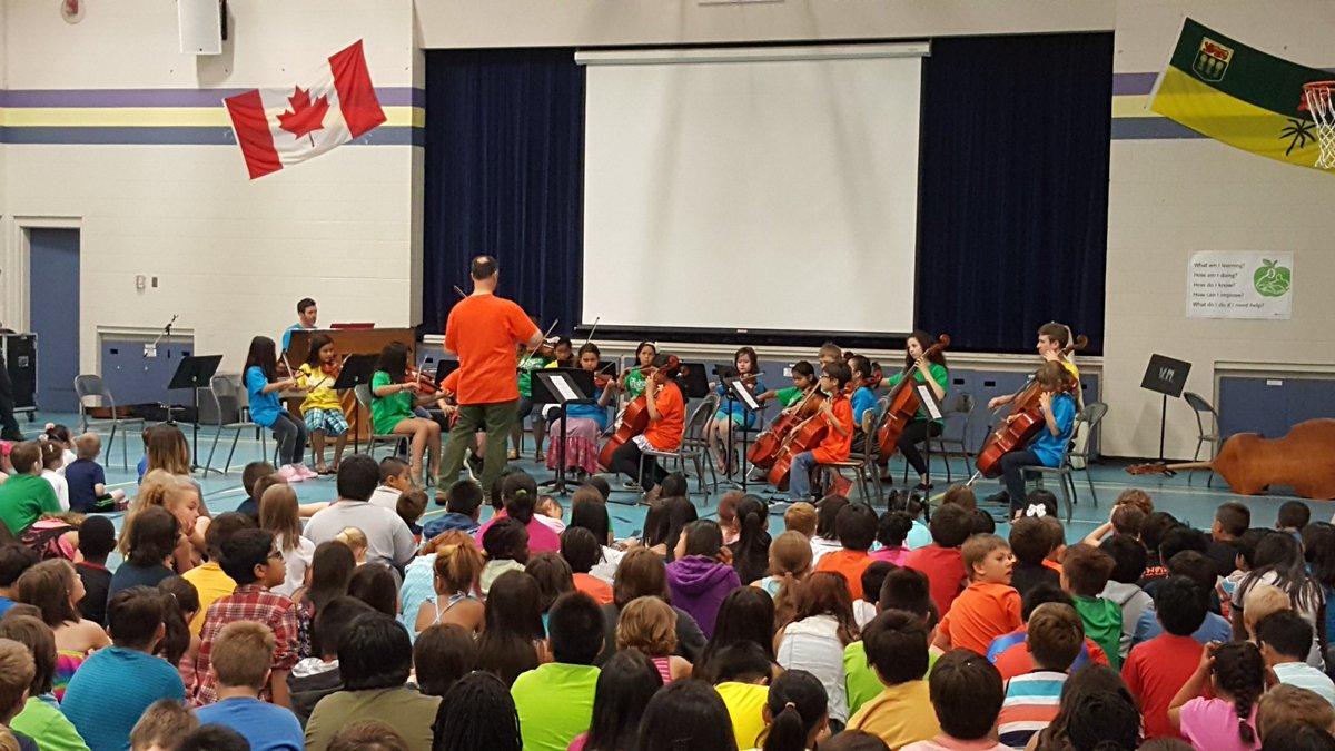 bishop_klein's tweet photo. What a great morning at #Vincentmassey School to watch @bishop_klein students perform together! @GSCSNews https://t.co/k3T5JTo4Pt