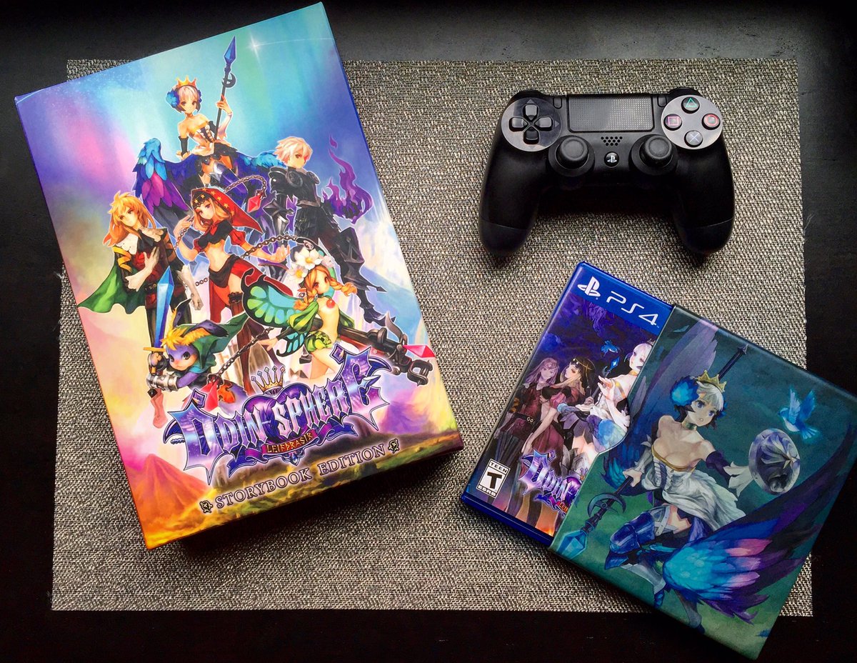caralageson's tweet photo. I leave town for 12 hrs & @BlackwellTweets surprises me w/#OdinSphere #StorybookEdition. Sorry ladies. He's taken. 😍 https://t.co/OTzrs0QIpQ