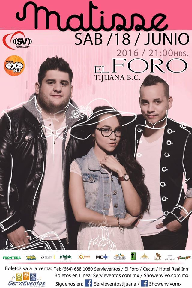 Matisse_Mx's tweet photo. Se acerca el día #Tijuana!!! Este 18 de junio nos espera una gran noche 😁🌙✨💃🏻💃🏽!! #MatisseSubeEnTijuana #UuhUuh https://t.co/YT73umTLZ5