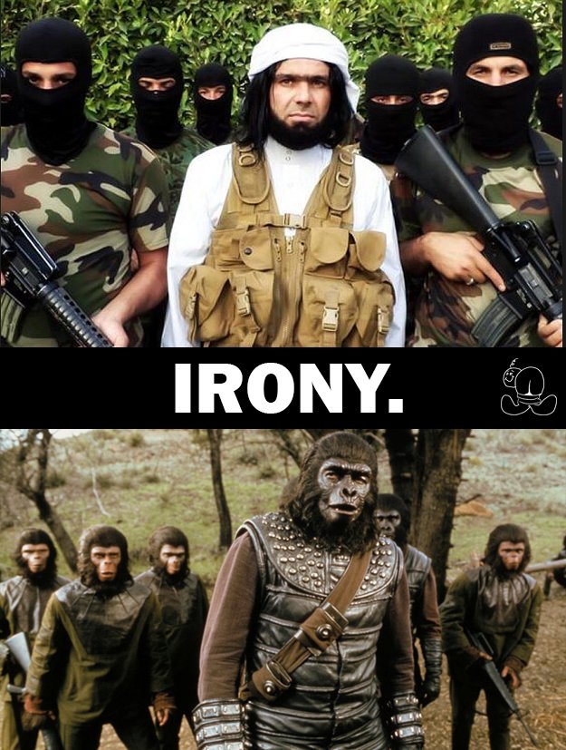 paladinwire1875's tweet photo. #tbt #isis #daeshbags #irony #notacoincidence #dumbasses https://t.co/ShHMzIofvY