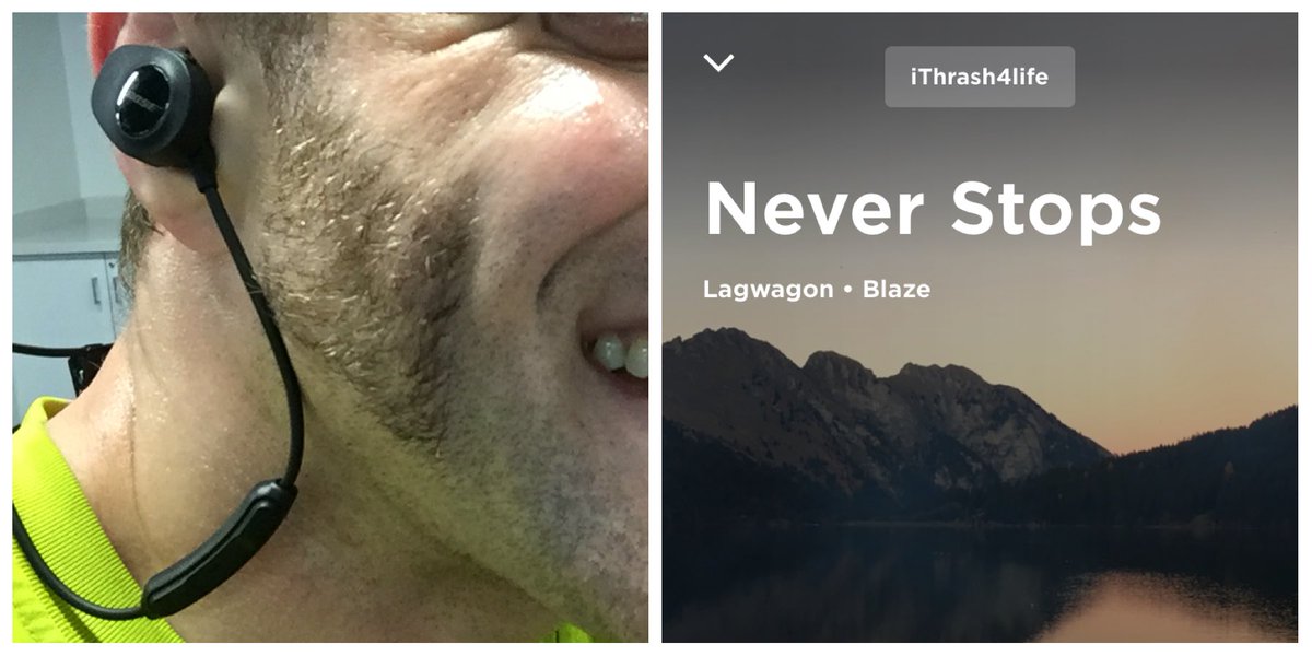 JoshuaSherer's tweet photo. This #WebDev 's #Lunchtime #Workout #NeverStops w/ @Bose #SoundSportWireless #BoseConnect #NowPlaying @lagwagon \m/ https://t.co/jM5M6ItoGW
