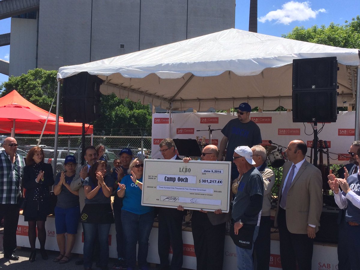 Campfirecircle_'s tweet photo. The @LCBO BBQ raised $301,217.00 in support of #CampOoch! We cannot thank you enough! #ForKidsWithCancer https://t.co/i5T0tEW18k