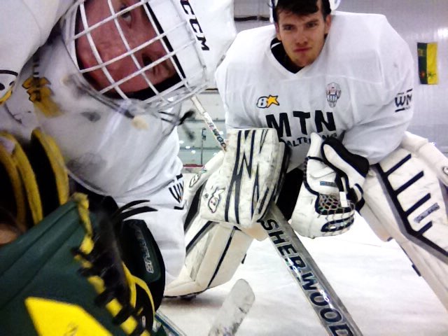 HarringtonGoal's tweet photo. #TBT to last summer when @dhucul33 and Chantz Vinck spammed my iPad.  Neither one should be seen this close up! https://t.co/mBy0NbC66X